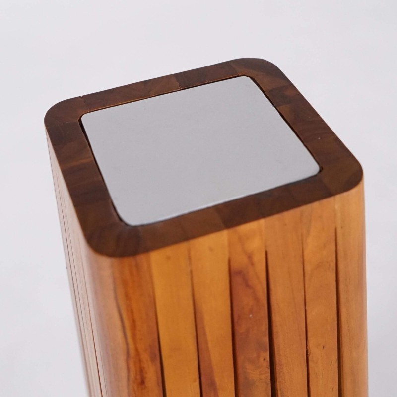 Buitenlamp van teakhout H120 cm - Taro