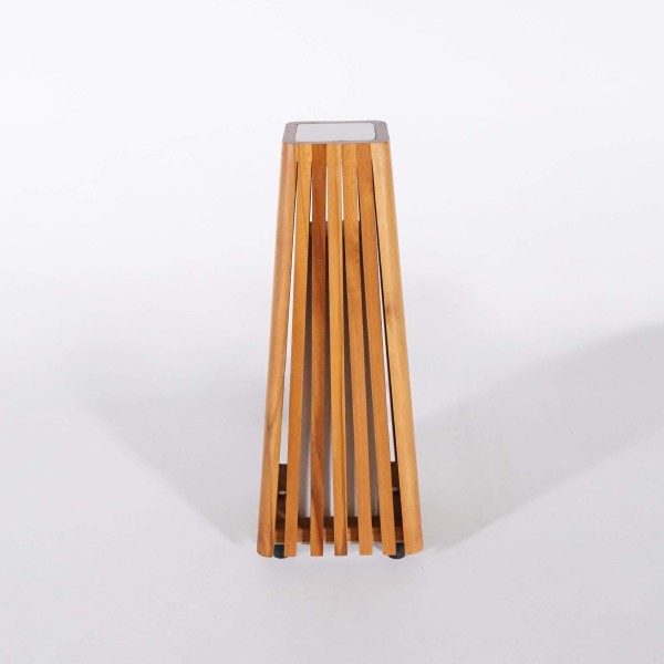 Buitenlamp van teakhout H50 cm - Taro