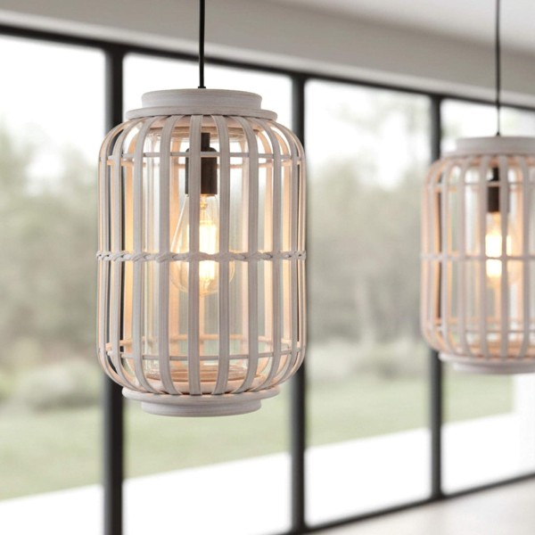 Hanglamp van naturel rotan - Tuka