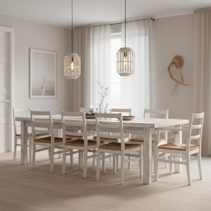 Hanglamp van naturel rotan - Tuka