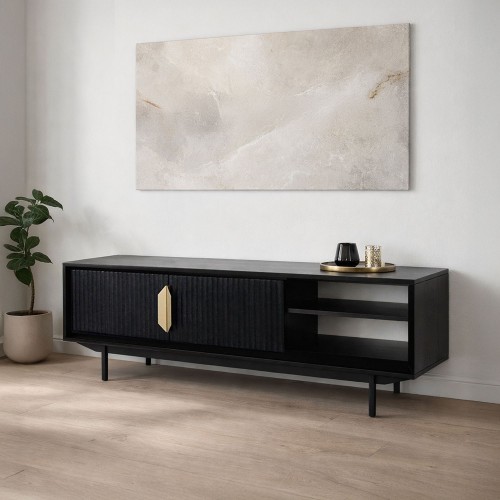 Natuurlijk houten TV-meubel - Selena