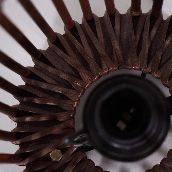 Tafellamp van naturel rotan - Rihu