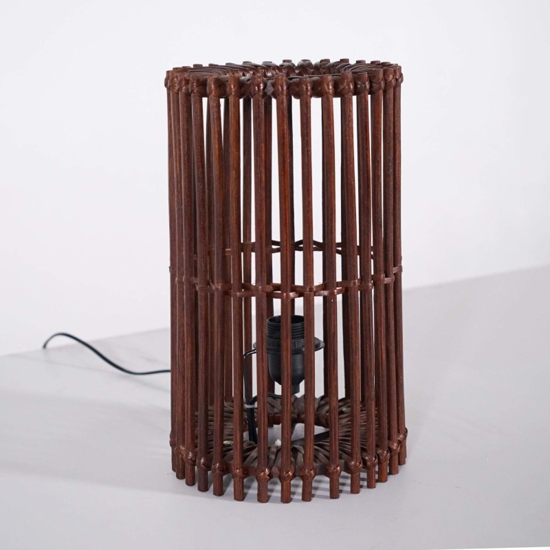 Tafellamp van naturel rotan - Rihu