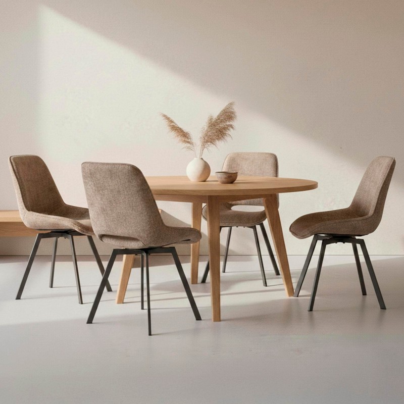 Design draaifauteuil voor de eetkamer - Dune
