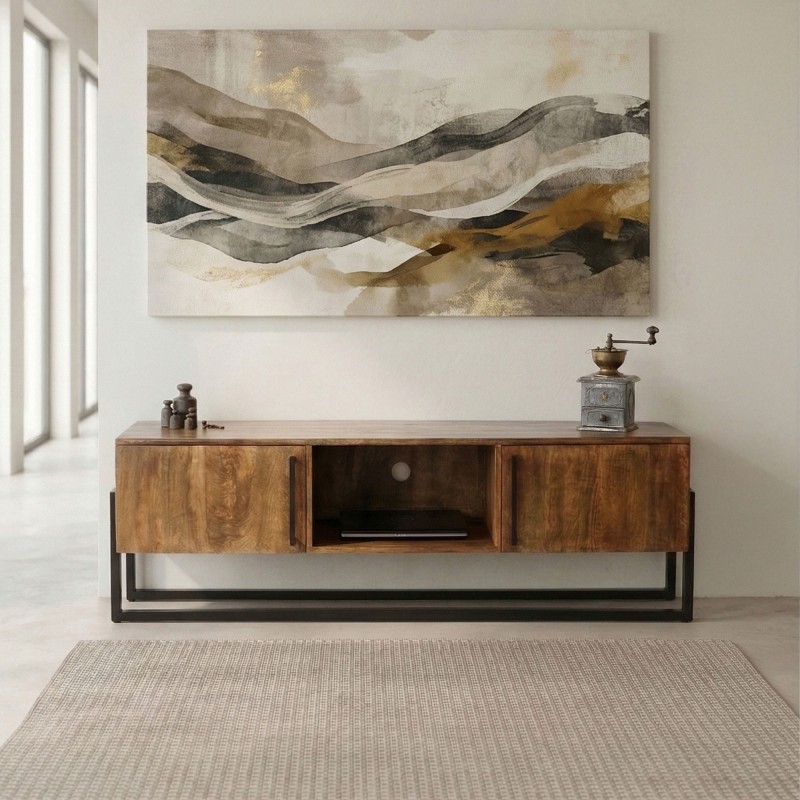 Industrieel TV meubel 160 cm - Denver