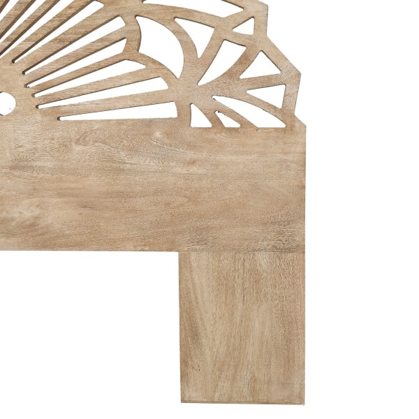 Houten hoofdbord met gesculpteerd hout 160 cm - Solara