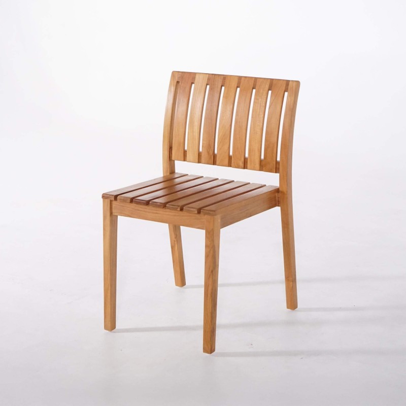 Tuinset met tafel en stoelen in teakhout voor 6 personen