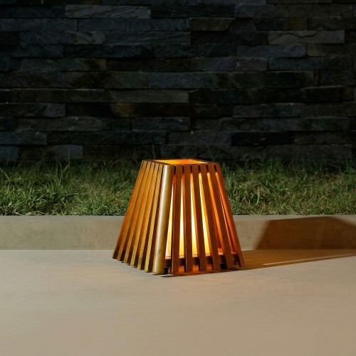 Vloerlamp in teakhout H30 cm - Nori