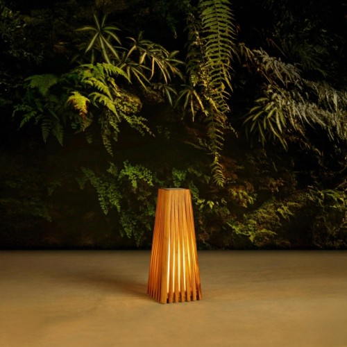 Vloerlamp in teakhout H50 cm - Taro