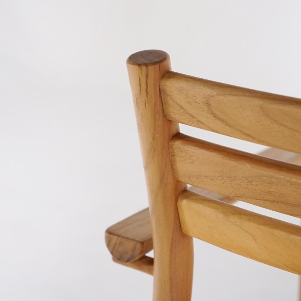 Tuinset met tafel en stoelen in teakhout voor 4 personen - Sento