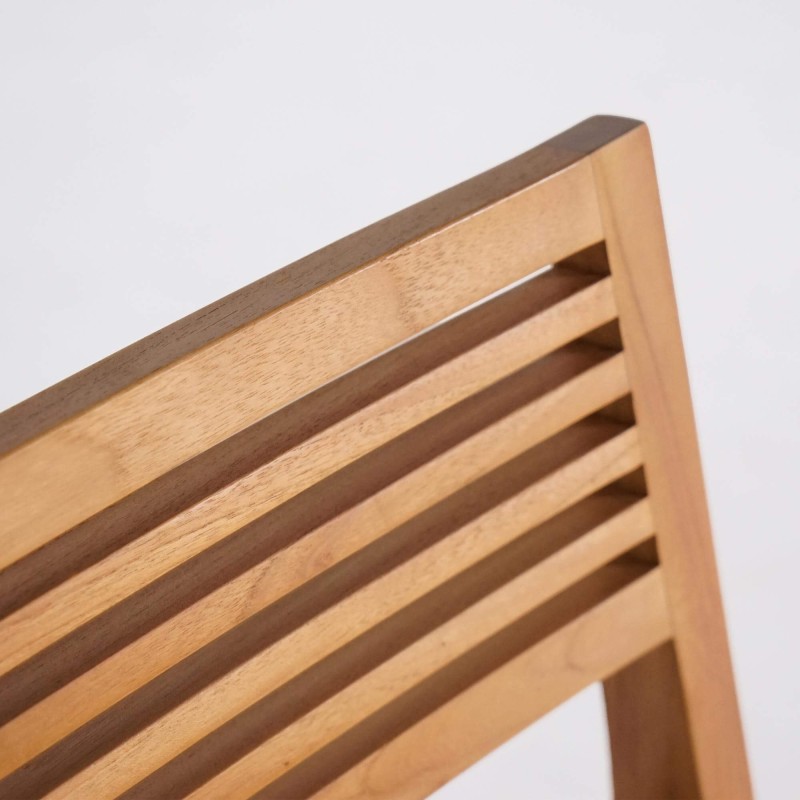 Tuinset met tafel en stoelen in teakhout voor 6 personen