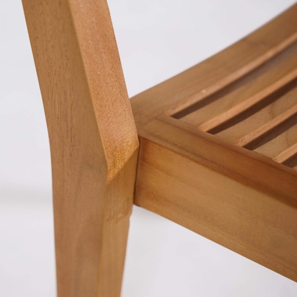 Tuinset met tafel en stoelen in teakhout voor 6 personen