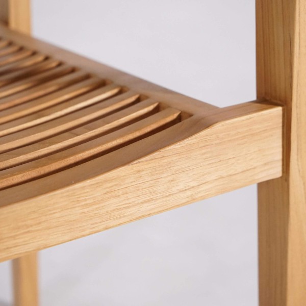 Tuinset met tafel en stoelen in teakhout voor 4 personen