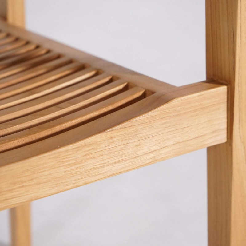 Tuinset met tafel en stoelen in teakhout voor 4 personen