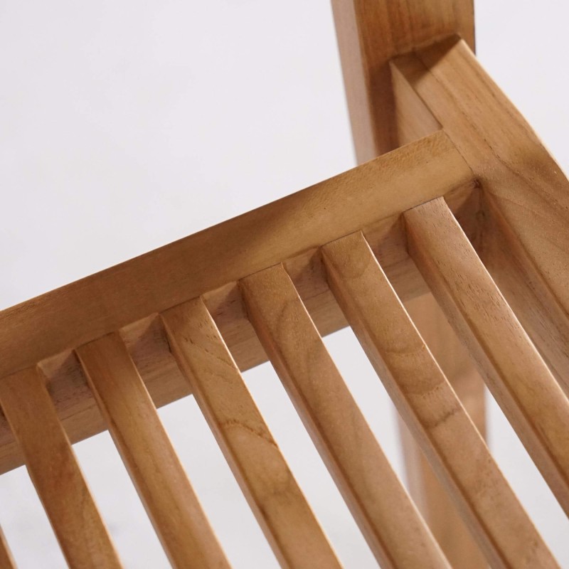 Tuinset met tafel en stoelen in teakhout voor 6 personen