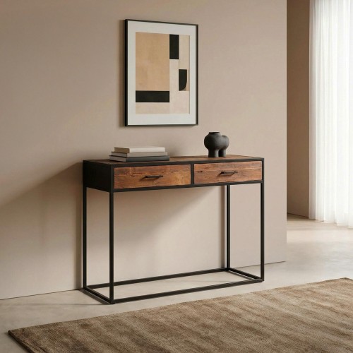 Industriële console van gerecycled hout - Recycled