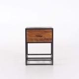 Nachtkastje in gerecycled hout – Recycled