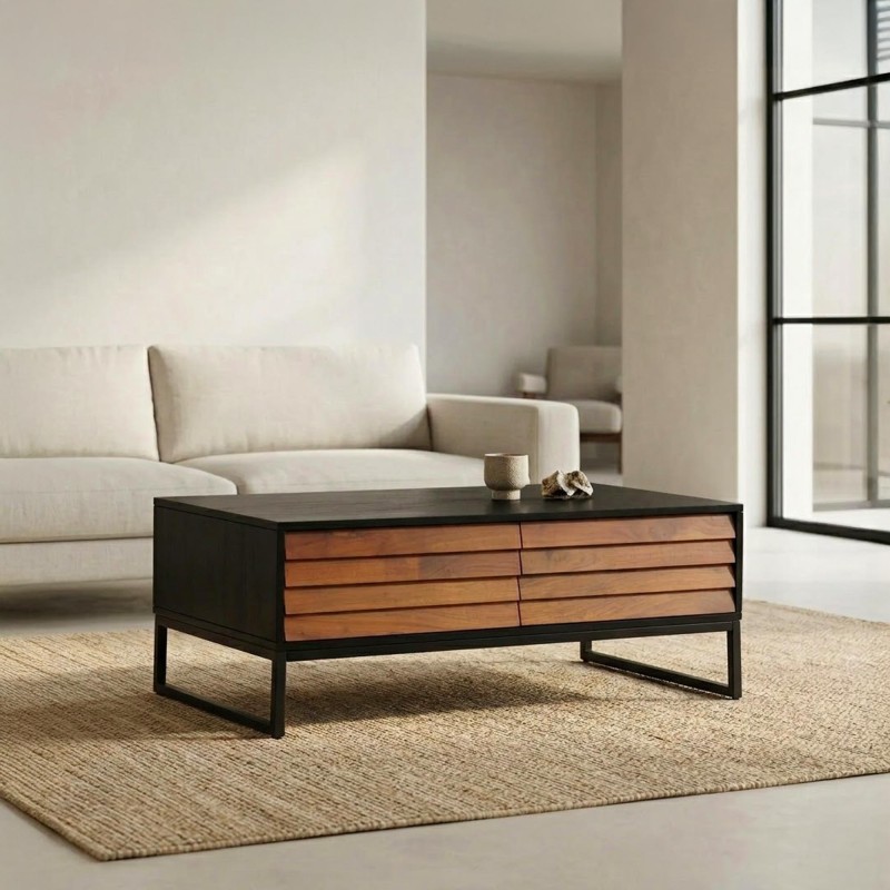 Natuurhouten salontafel - Tamara