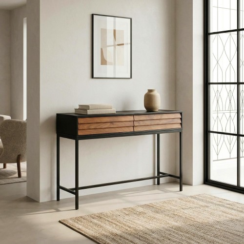 Consoletafel van natuurlijk hout 120cm - Tamara