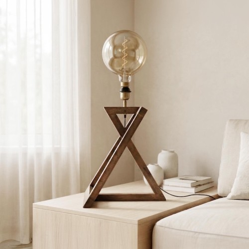 Tafellamp in natuurlijk hout - Kyoto