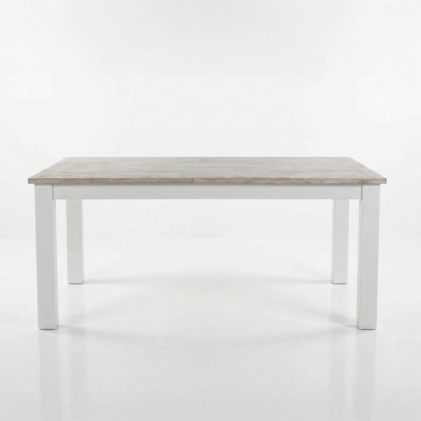 Witte eettafel van massief hout 180 cm - Sea Side