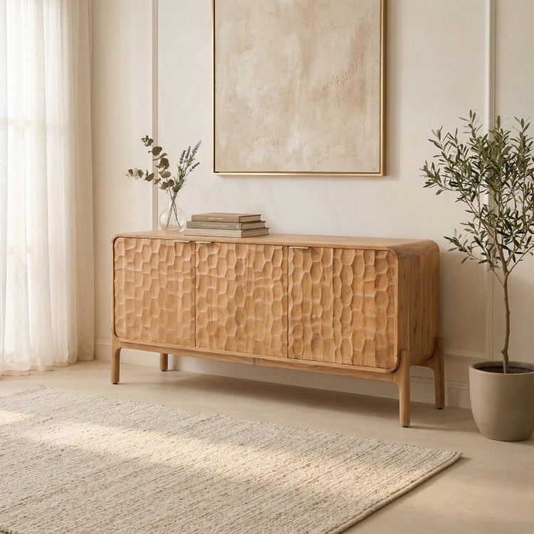 Modern dressoir van massief acaciahout - Naoki