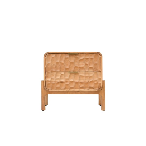 Modern nachtkastje van massief acaciahout - Naoki