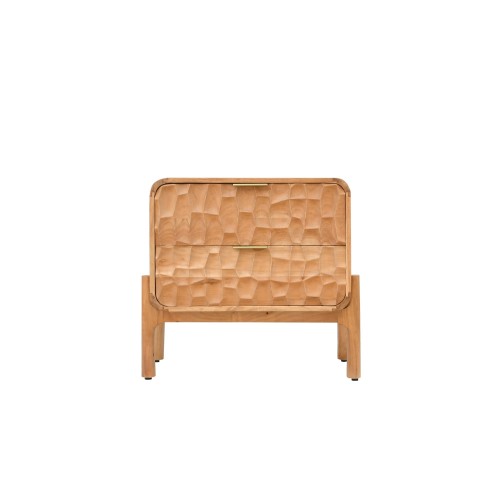 Modern nachtkastje van massief acaciahout - Naoki