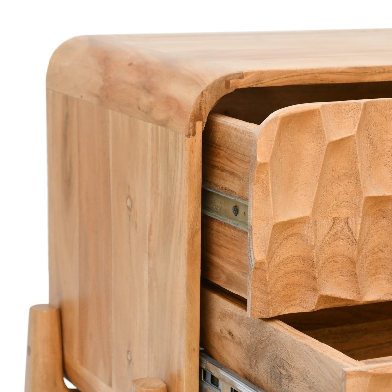 Modern nachtkastje van massief acaciahout - Naoki