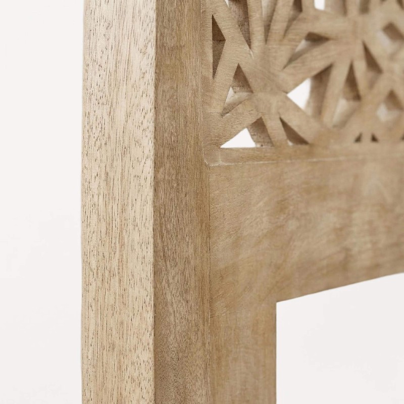 Hoofdbord van massief gesculpteerd hout 200 cm - Nevea