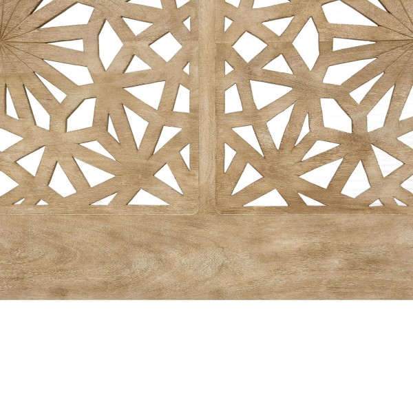 Hoofdbord van massief gesculpteerd hout 200 cm - Nevea