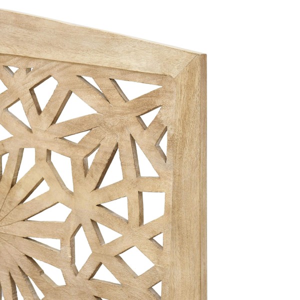 Hoofdbord van massief gesculpteerd hout 200 cm - Nevea