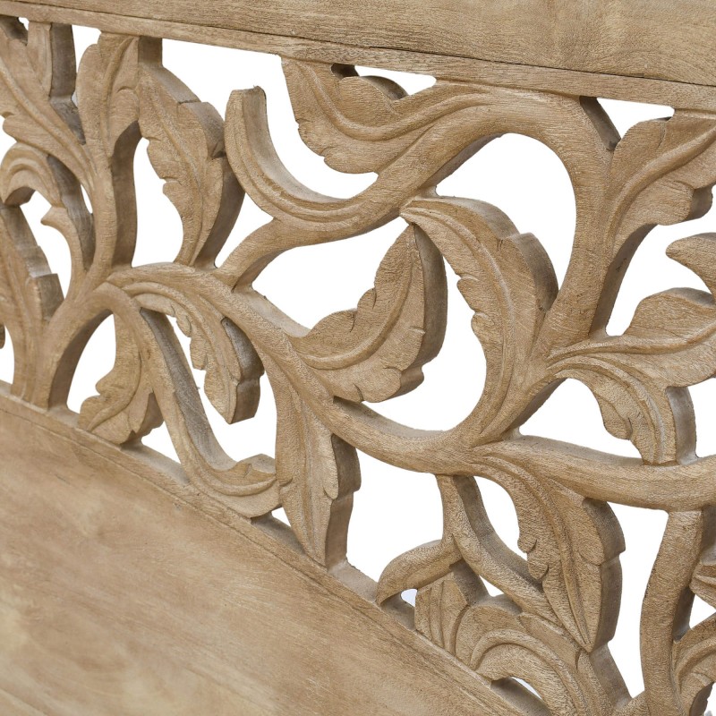 Hoofdbord van massief gesculpteerd hout 200 cm - Galea