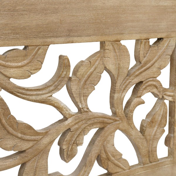 Hoofdbord van massief gesculpteerd hout 200 cm - Galea