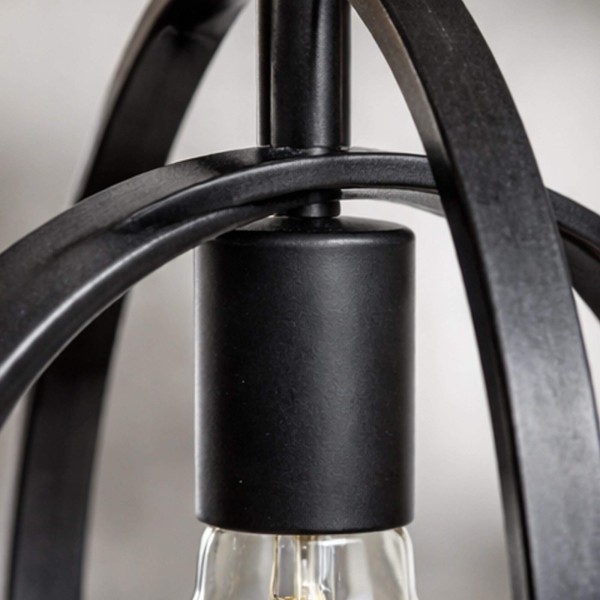 Industriële hanglamp in zwart metaal - Altis