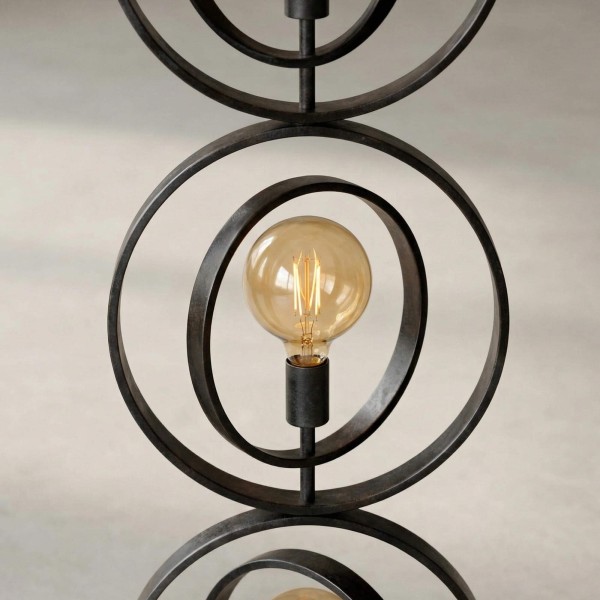 Industriële vloerlamp voor de woonkamer in metaal - Altis