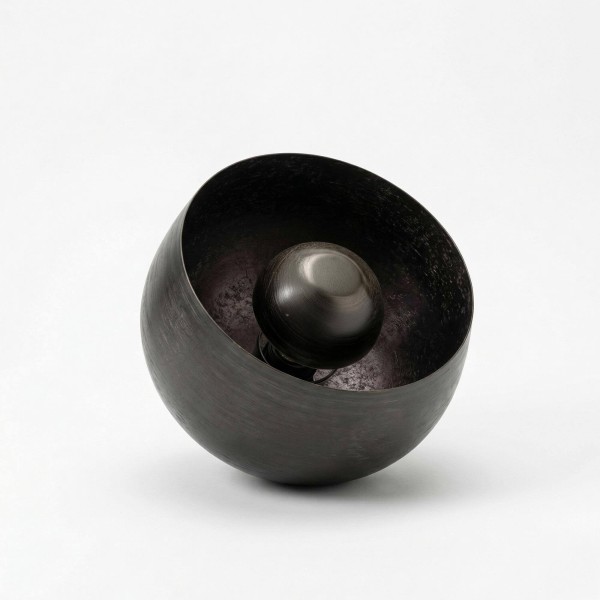 Tafellamp voor de woonkamer in zwart en goudkleurig metaal - Grayson