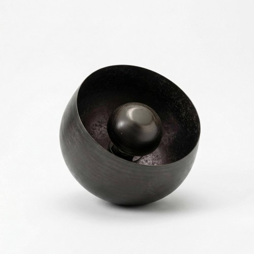 Tafellamp voor de woonkamer in zwart en goudkleurig metaal - Grayson