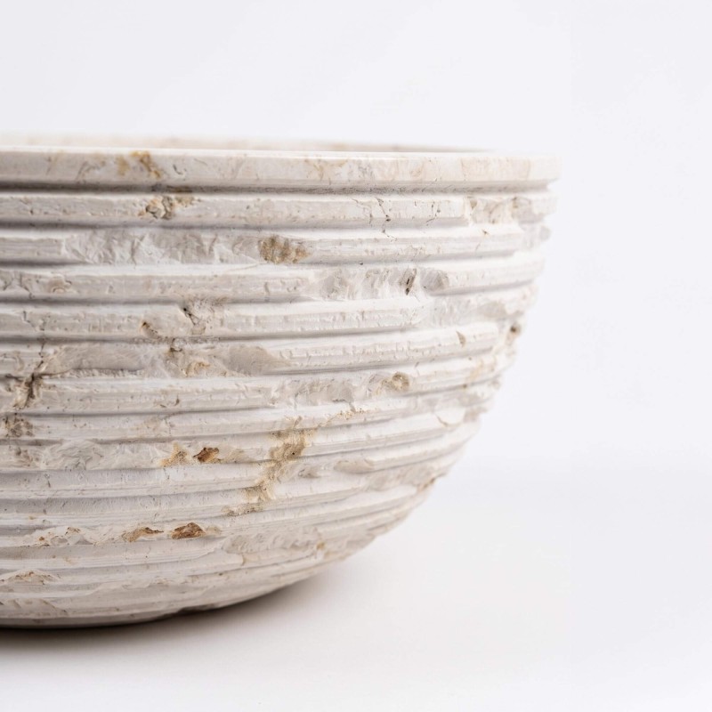 Vrijstaande wastafel natuursteen - Baskom