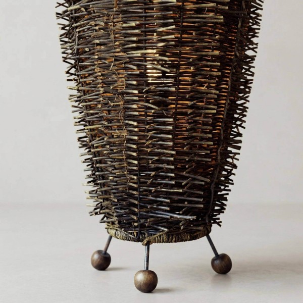 Vloerlamp van rotan - Aiko