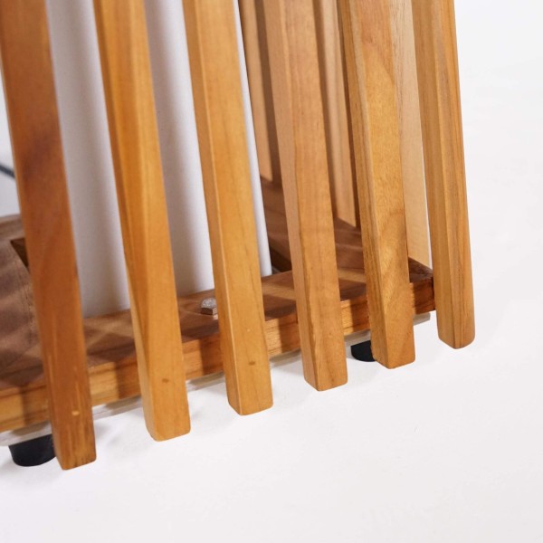 Vloerlamp van teakhout H100 cm - Taro