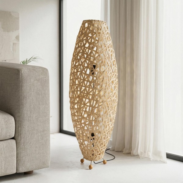 Staand lamp van riet - Pataya