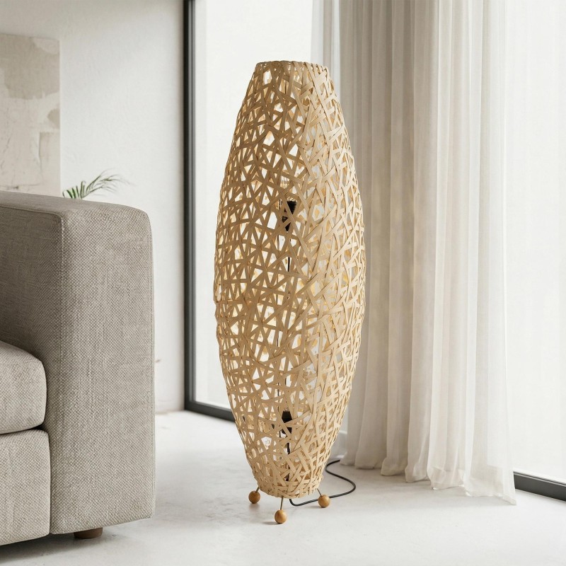 Staand lamp van riet - Pataya