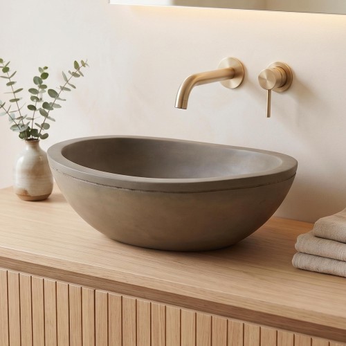 Betonnen wastafel - Natuurlijke kleur - Mineralis