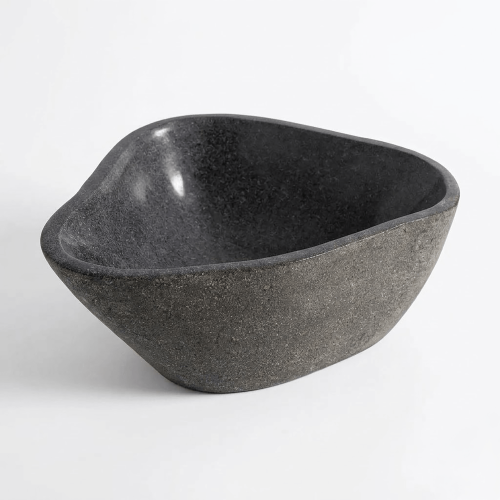 Gepolijste vrijstaande wastafel natuursteen - River Stone