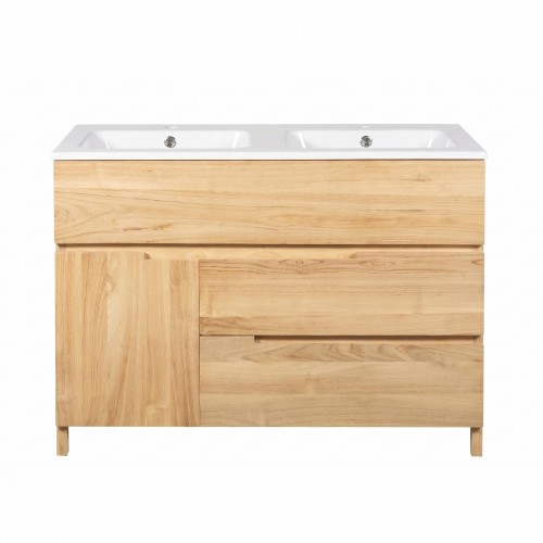 Badkamermeubel in massief teakhout 120 cm - Olwen