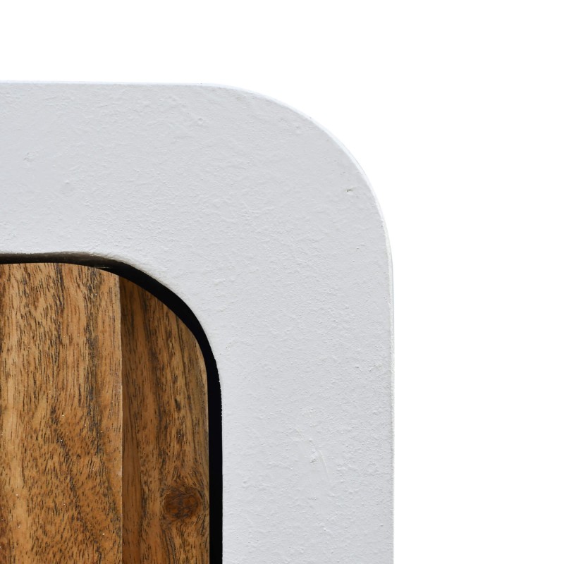 Kast in betonlook en massief acaciahout 50 cm - Mineralis