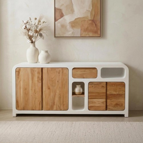 Lange dressoir voor de...