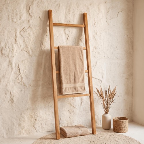 Handdoekenrek in teakhout 180 cm