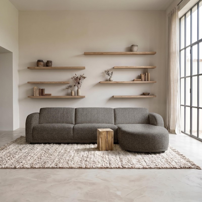Hoekzetel 4-zits met rechterlongchair – Syra
